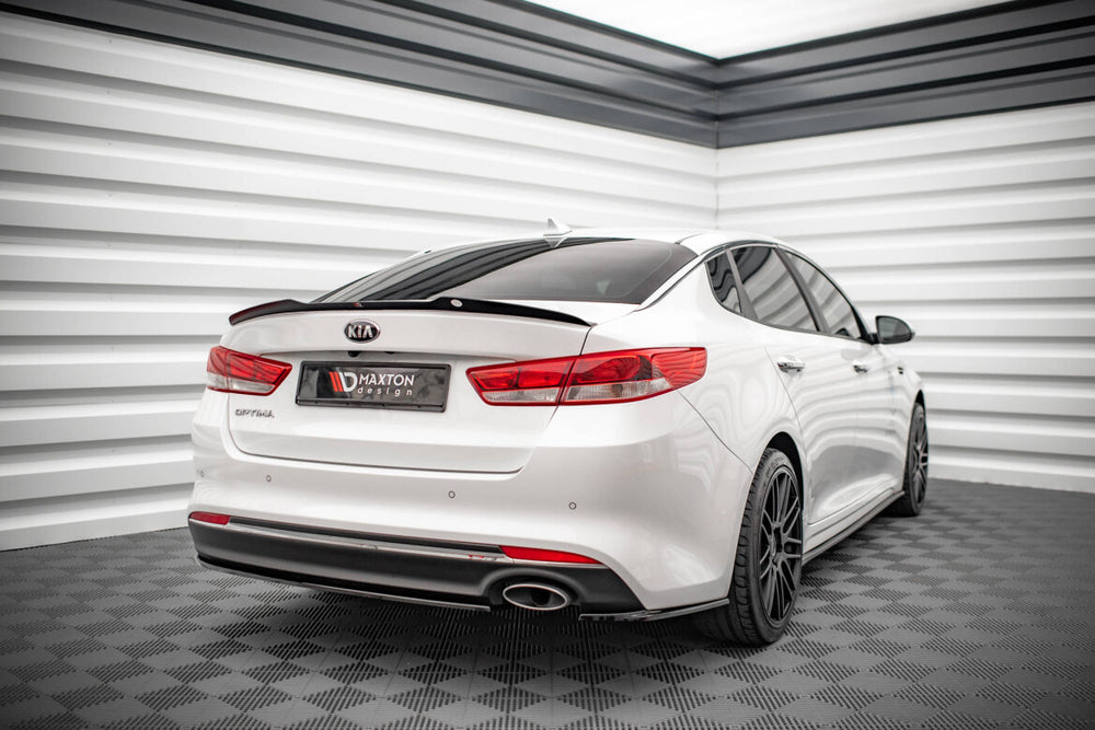 Maxton Parts - Diffusor Flaps passend für Kia Optima Mk4 schwarz Hochglanz