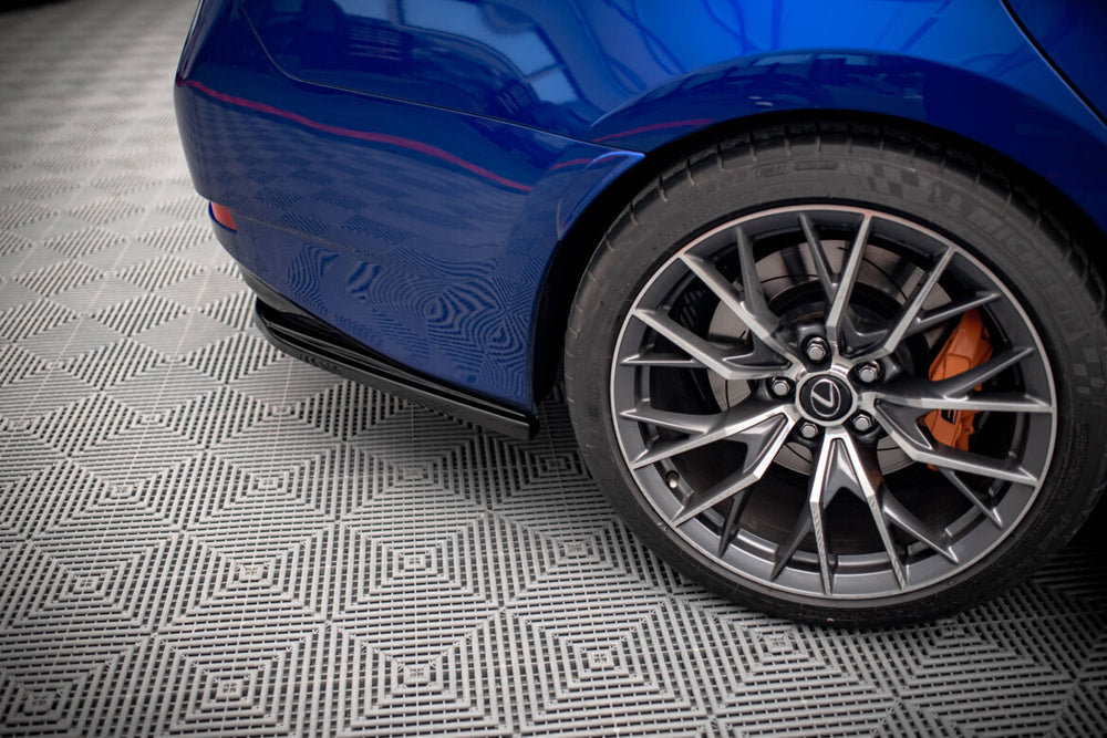 Maxton Parts - Diffusor Flaps passend für Lexus GS F Mk4 FL schwarz Hochglanz