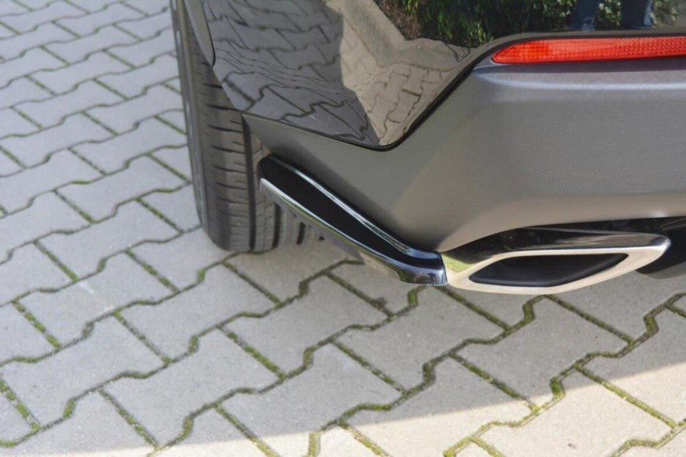 Maxton Parts - Diffusor Flaps passend für Lexus NX Mk1 T schwarz Hochglanz