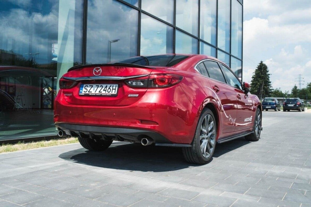 Maxton Parts - Diffusor Flaps passend für Mazda 6 GJ (Mk3) FL Carbon Look