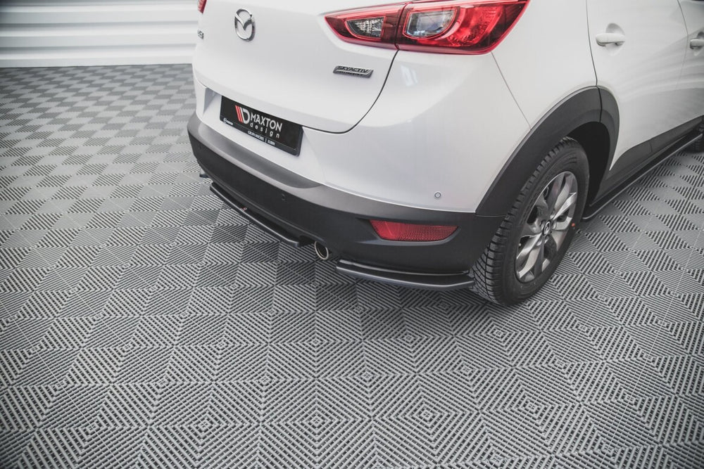 Maxton Parts - Diffusor Flaps passend für Mazda CX-3 schwarz Hochglanz