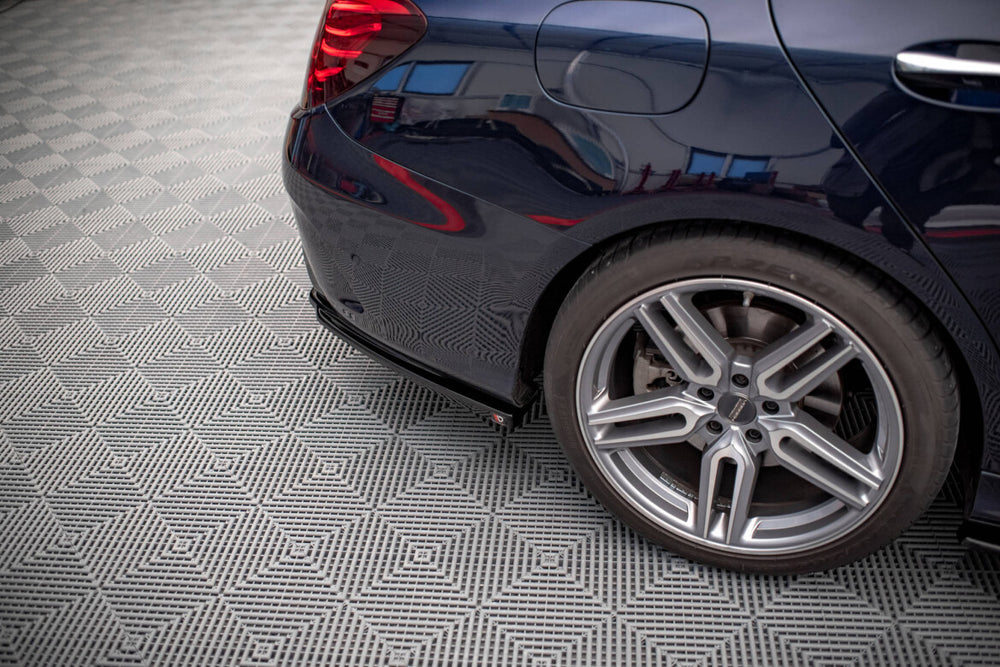Maxton Parts - Diffusor Flaps passend für Mercedes-AMG C 43 Limousine W205 FL schwarz Hochglanz (ME-C-205-AMG-RSD2-G)