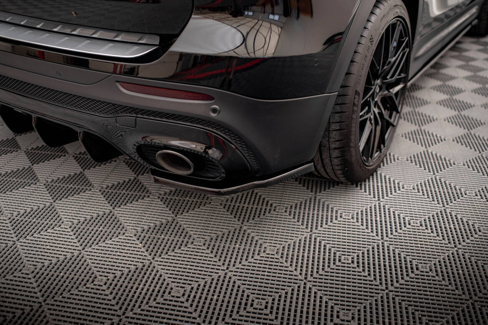 Maxton Parts - Diffusor Flaps passend für Mercedes-AMG GLB 35 / AMG-Line X247 schwarz Hochglanz