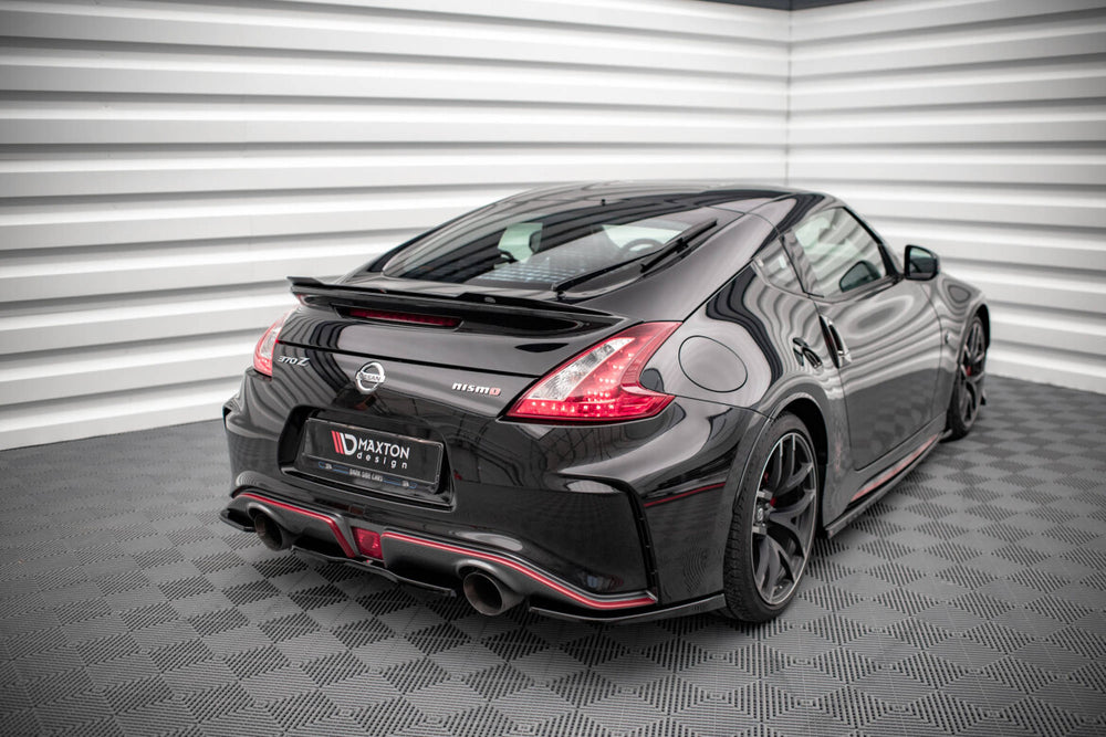 Maxton Parts - Diffusor Flaps passend für Nissan 370Z Nismo FL schwarz Hochglanz