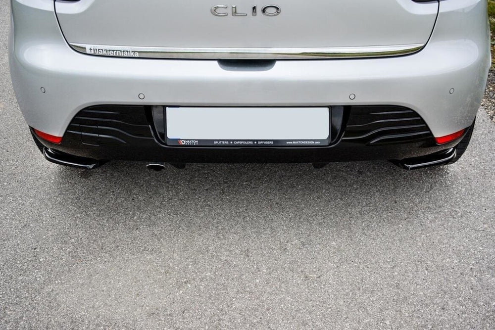 Maxton Parts - Diffusor Flaps passend für Renault Clio Mk4 schwarz Hochglanz