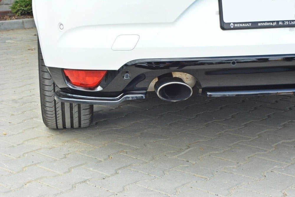 Maxton Parts - Diffusor Flaps passend für Renault Megane Mk4 Hatchback schwarz Hochglanz