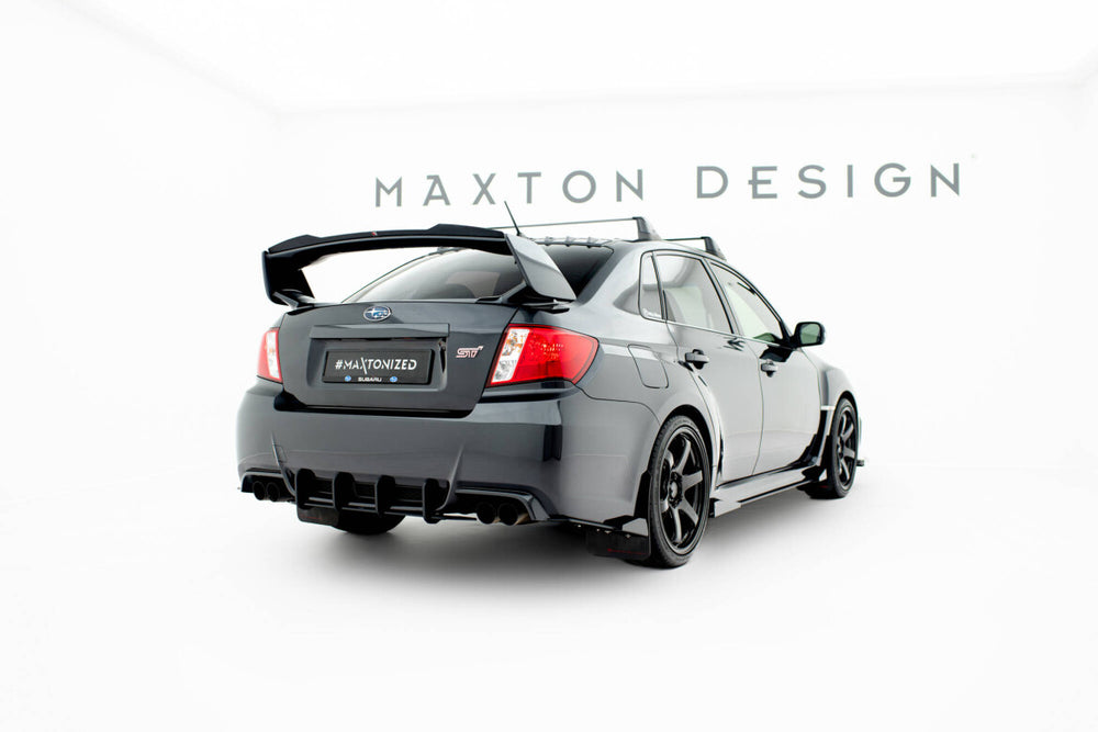 Maxton Parts - Diffusor Flaps passend für Subaru Impreza WRX STI Mk3 FL schwarz Hochglanz