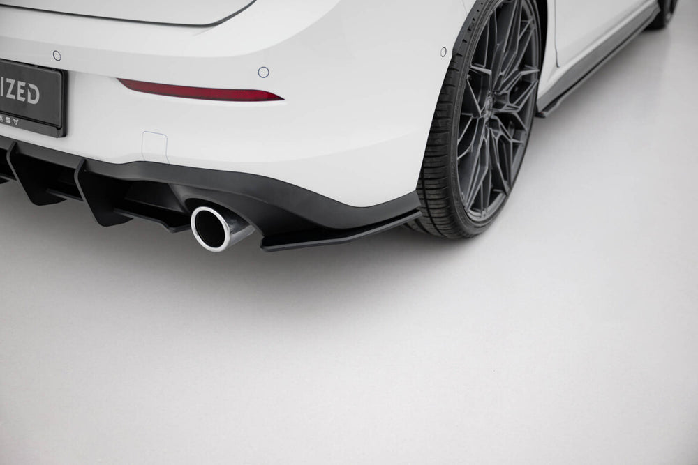 Maxton Parts - Diffusor Flaps passend für VW Golf 8 GTI roter Kern