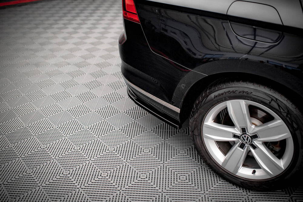 Maxton Parts - Diffusor Flaps passend für VW Passat B8 FL schwarz Hochglanz