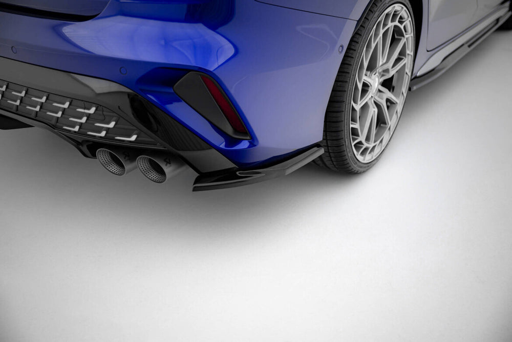 Maxton Parts - Diffusor Flaps V.1 passend für Audi S3 Limousine 8Y FL schwarz Hochglanz