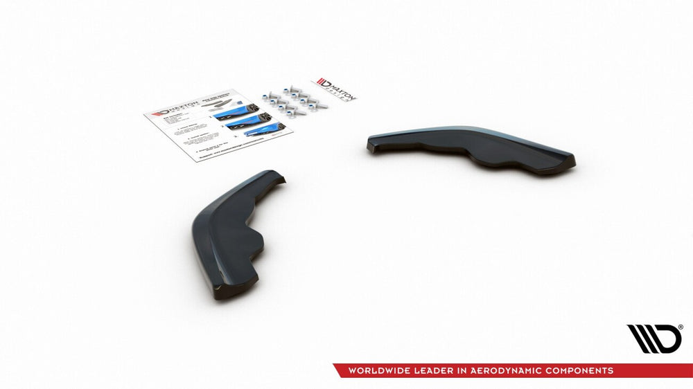 Maxton Parts - Diffusor Flaps V.1 passend für BMW 1er F40 M-Paket schwarz Hochglanz