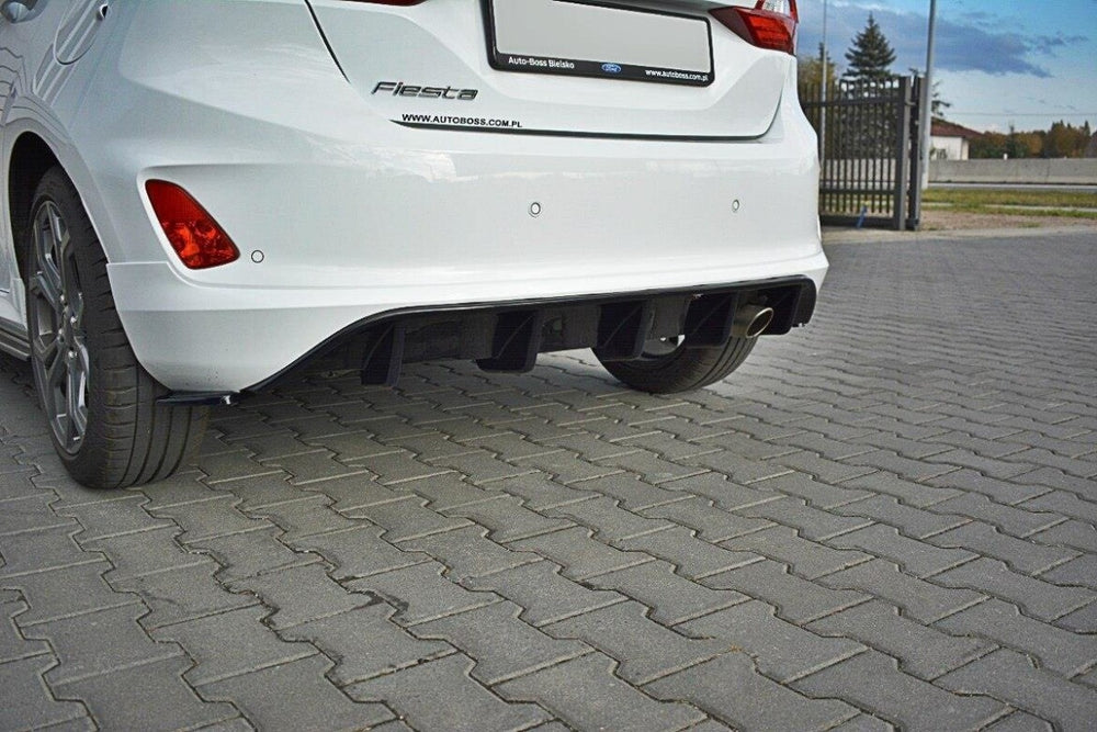 Maxton Parts - Diffusor Flaps V.1 passend für Ford Fiesta Mk8 ST-Line schwarz Hochglanz