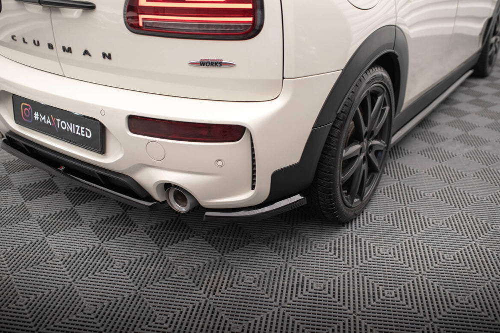 Maxton Parts - Diffusor Flaps V.1 passend für Mini Cooper Clubman John Cooper Works F54 FL schwarz Hochglanz
