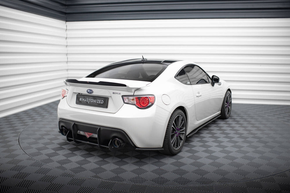 Maxton Parts - Diffusor Flaps V.1 passend für Subaru BRZ Mk1 / Mk1 FL schwarz Hochglanz