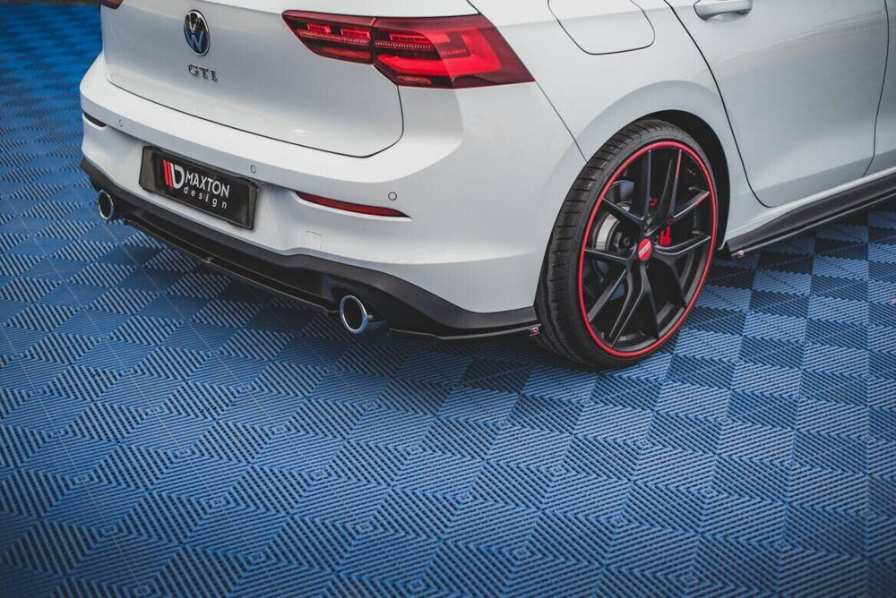 Maxton Parts - Diffusor Flaps V.1 passend für VW Golf GTI / GTE Mk8 schwarz Hochglanz