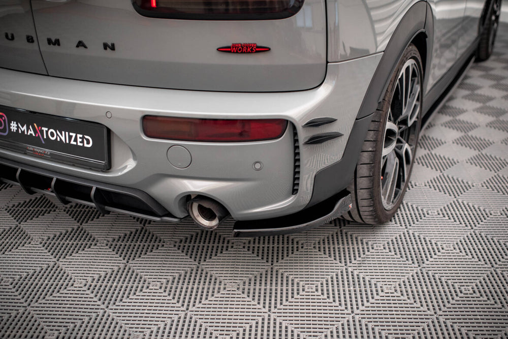 Maxton Parts - Diffusor Flaps V.2 passend für Mini Cooper Clubman John Cooper Works F54 FL schwarz Hochglanz