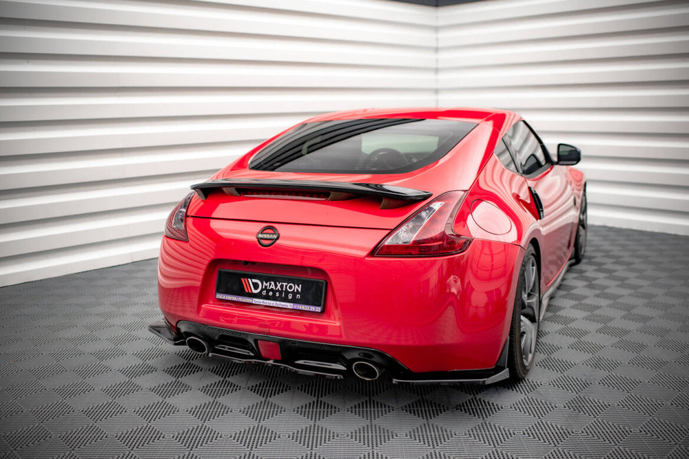 Maxton Parts - Diffusor Flaps V.2 passend für Nissan 370Z schwarz Hochglanz