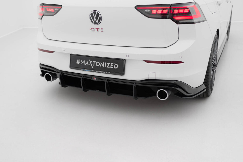 Maxton Parts - Diffusor Flaps V.2 passend für VW Golf GTI Mk8 schwarz matt
