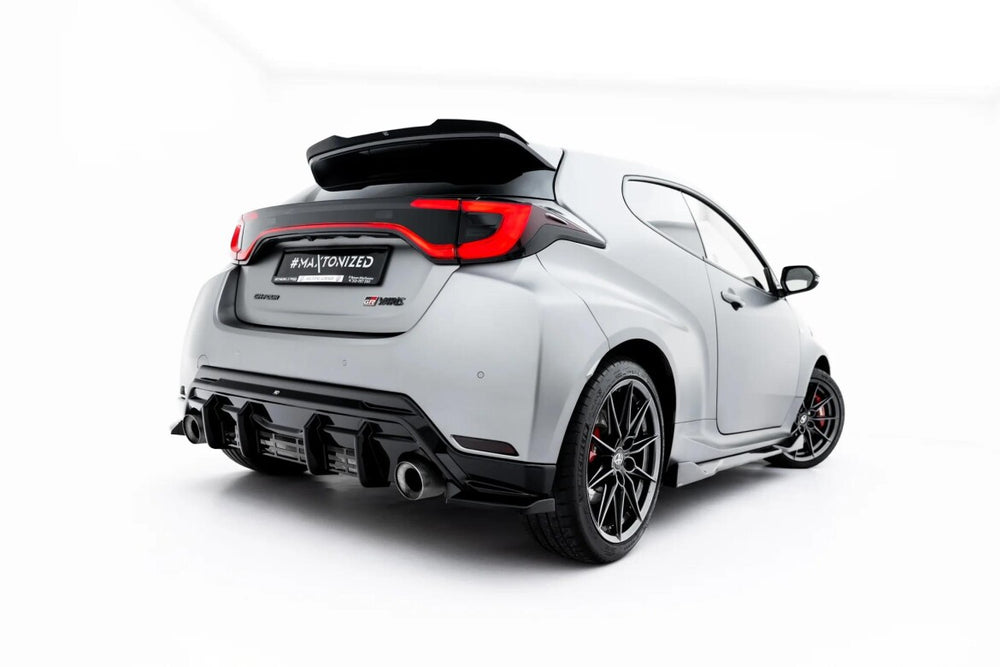 Maxton Parts - Diffusor Flaps V.3 passend für Toyota GR Yaris Mk4 Facelift schwarz Hochglanz