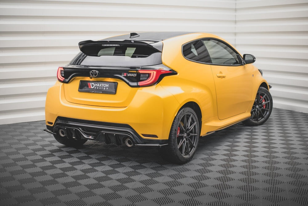 Maxton Parts - Diffusor Flaps V.3 passend für Toyota GR Yaris Mk4 schwarz Hochglanz