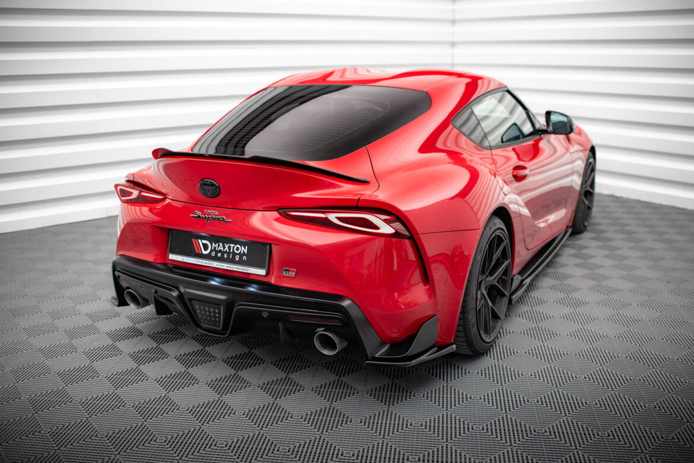 Maxton Parts - Diffusor Flaps V.3 passend für Toyota Supra Mk5 schwarz Hochglanz