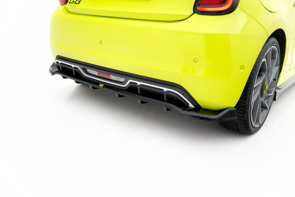Maxton Parts - Diffusor Heckansatz passend für ABARTH 500e schwarz Hochglanz
