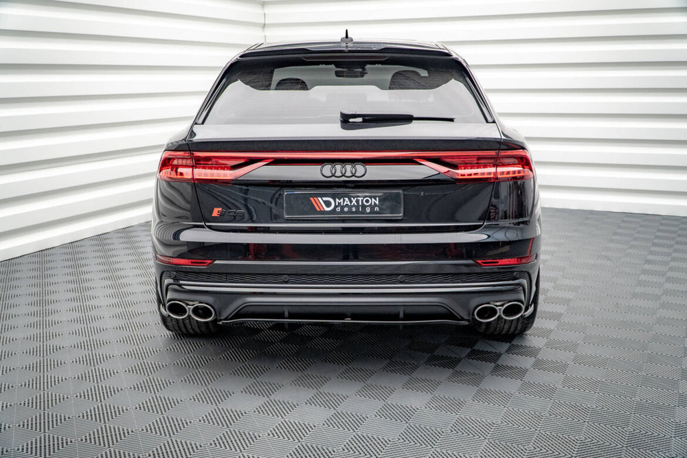 Maxton Parts - Diffusor Heckansatz passend für Audi SQ8 Mk1 schwarz Hochglanz (AU-SQ8-1F-RD1G+RD2-G)
