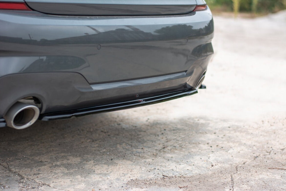 Maxton Parts - Diffusor Heckansatz passend für BMW 3er G20 M Paket schwarz Hochglanz