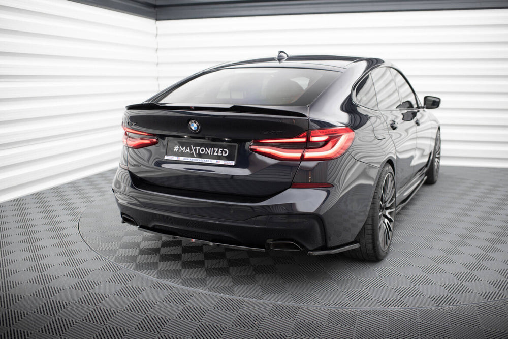 Maxton Parts - Diffusor Heckansatz passend für BMW 6er GT G32 M-Paket schwarz Hochglanz