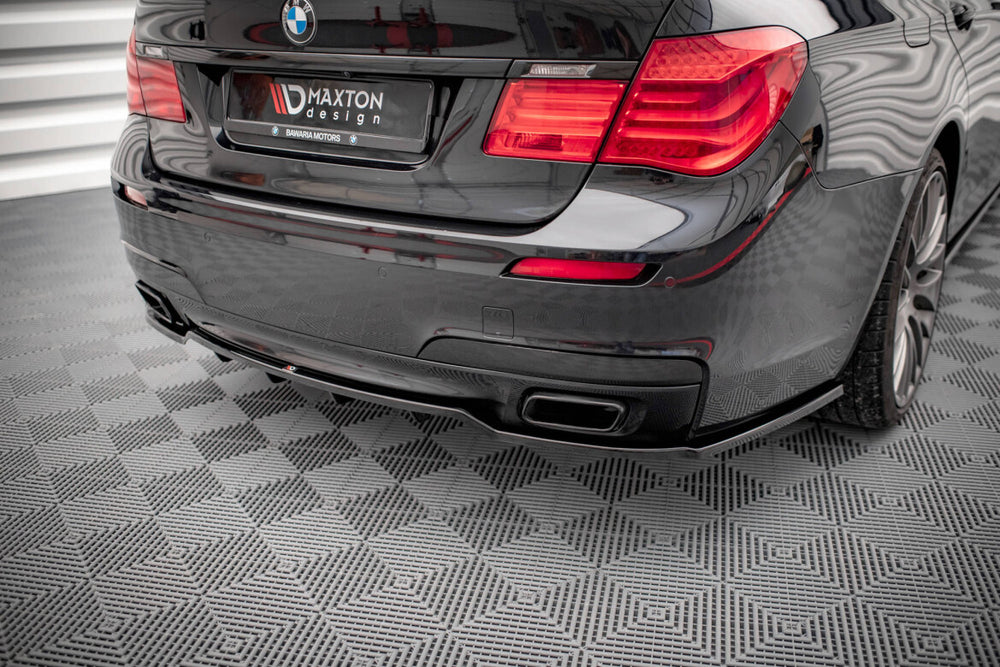 Maxton Parts - Diffusor Heckansatz passend für BMW 7 M-Paket F01 schwarz Hochglanz