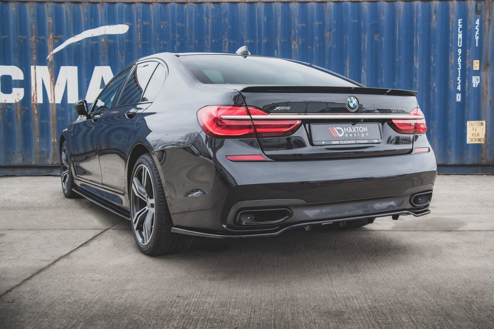 Maxton Parts - Diffusor Heckansatz passend für BMW 7 M-Paket G11 /G12 schwarz Hochglanz (BM-7-11-MPACK-RD2G+RD3-G)