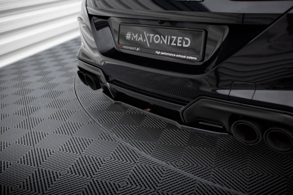 Maxton Parts - Diffusor Heckansatz passend für BMW M8 Gran Coupe F93 / Coupe F92 schwarz Hochglanz