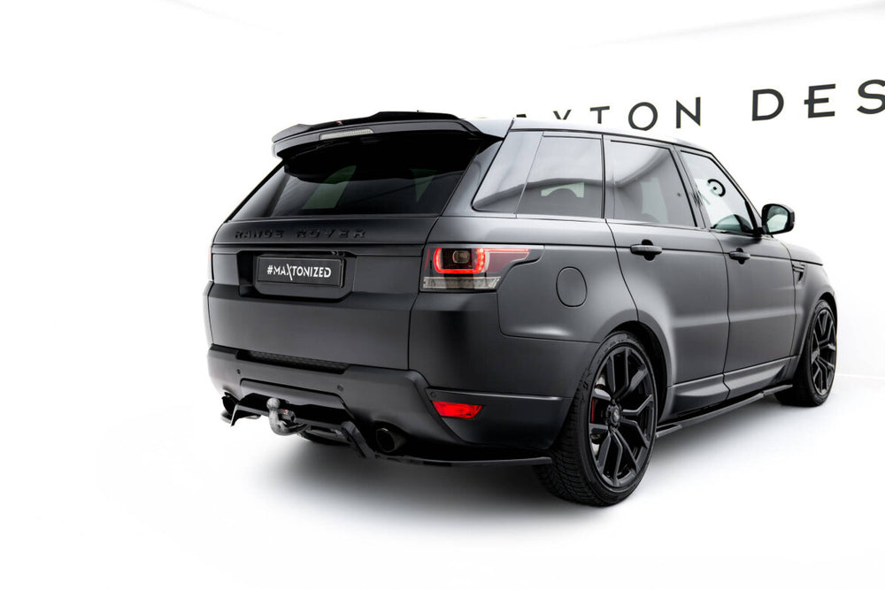 Maxton Parts - Diffusor Heckansatz passend für Land Rover Range Rover Sport Mk2 schwarz Hochglanz