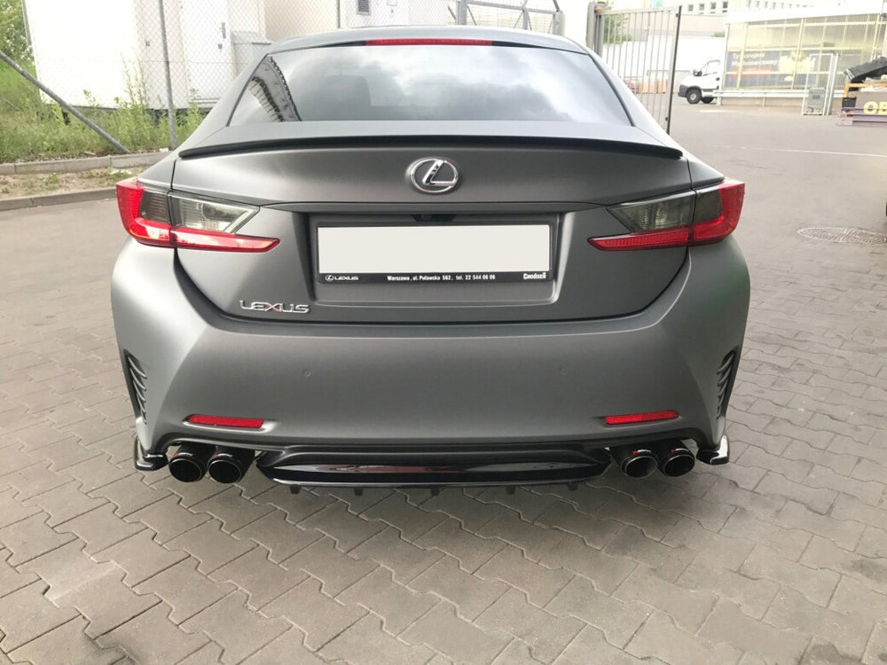 Maxton Parts - Diffusor Heckansatz passend für Lexus Rc Carbon Look