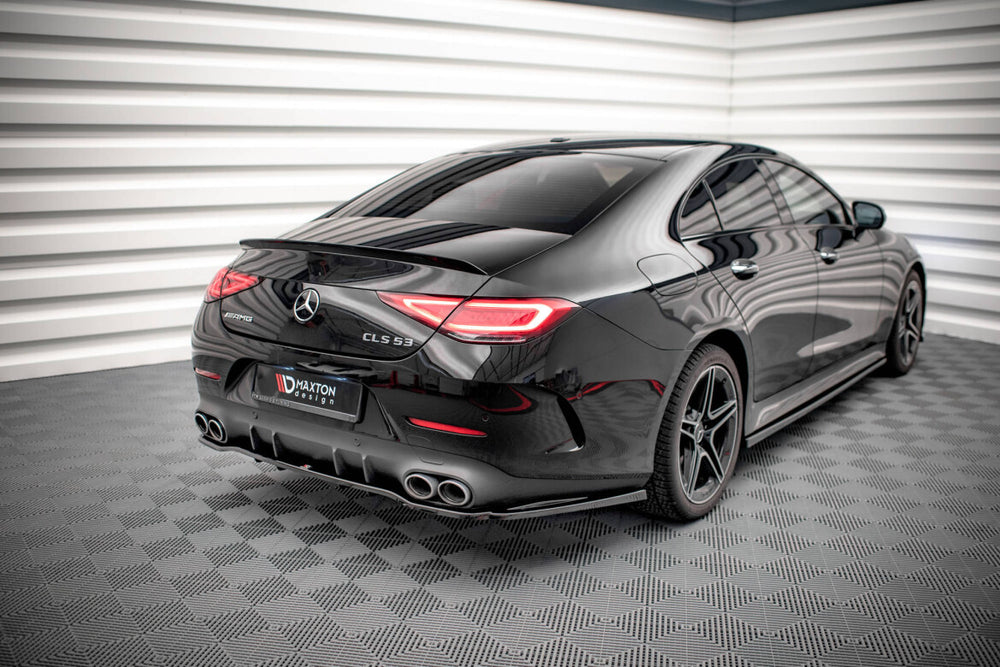 Maxton Parts - Diffusor Heckansatz passend für Mercedes-AMG CLS 53 C257 schwarz Hochglanz
