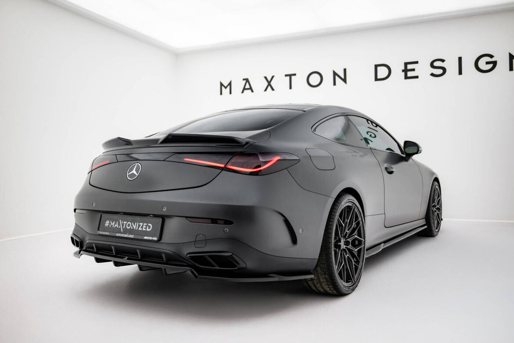 Maxton Parts - Diffusor Heckansatz passend für Mercedes CLE AMG-Line C236 schwarz Hochglanz