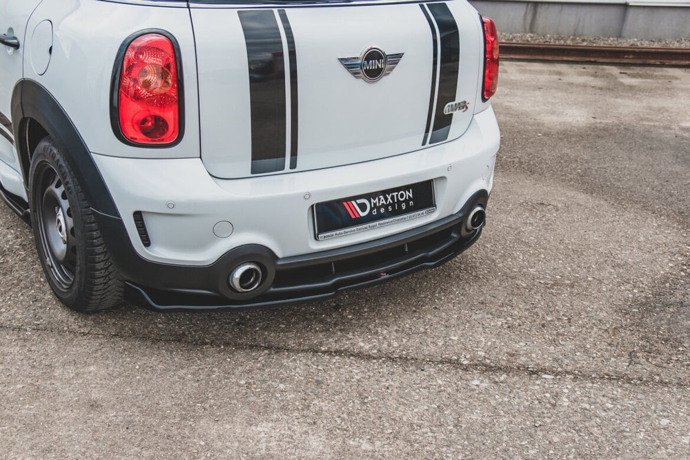Maxton Parts - Diffusor Heckansatz passend für Mini Countryman Mk1 JCW schwarz matt