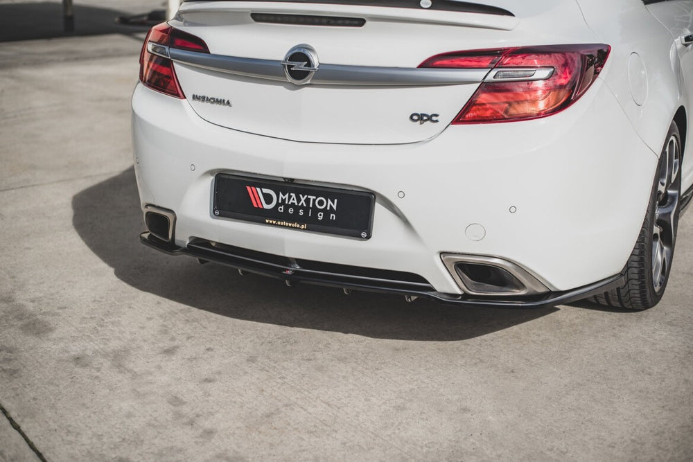 Maxton Parts - Diffusor Heckansatz passend für Opel Insignia Mk. 1 OPC FL schwarz Hochglanz (OP-IS-1F-OPC-RD1G+RD2-G)