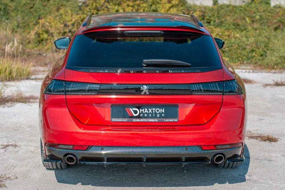 Maxton Parts - Diffusor Heckansatz passend für Peugeot 508 SW Mk2 Carbon Look