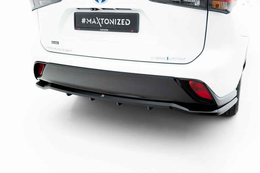 Maxton Parts - Diffusor Heckansatz passend für Toyota Highlander Mk4 schwarz Hochglanz