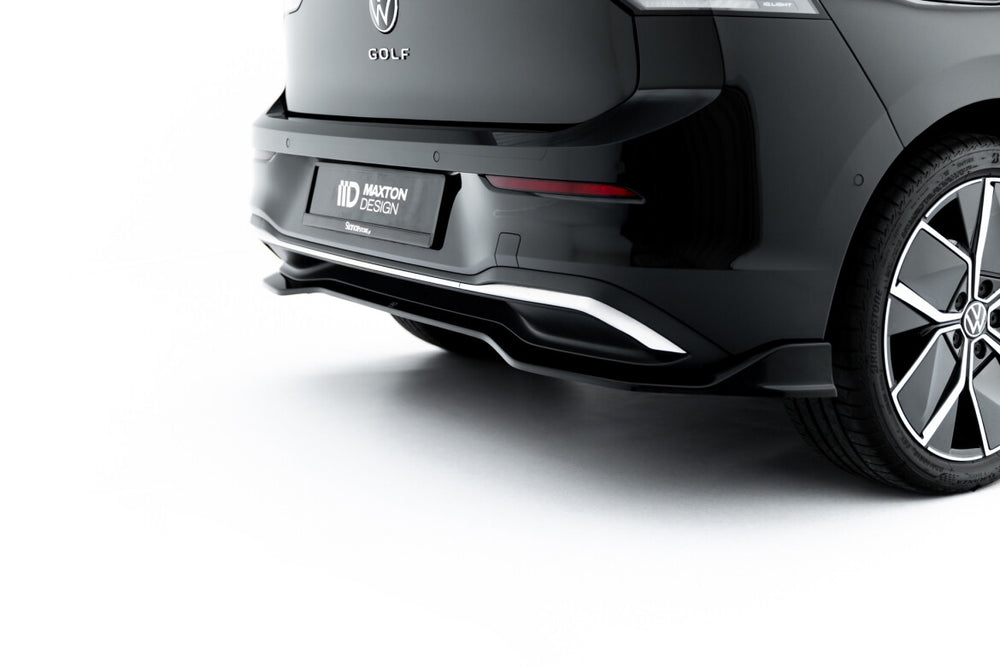 Maxton Parts - Diffusor Heckansatz passend für VW Golf Mk8 FL schwarz Hochglanz