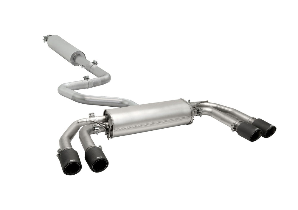 OPF-Back Sportauspuff System für CUPRA Formentor KM VZ 245 - Absorptions-OPF-Back-Vorschalldämpfer / OPT GT Endrohr-Set (4-teilig), gescotched