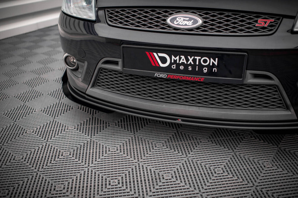 Maxton Parts - Front Stoßstange Flaps passend für Ford Fiesta ST Mk6 schwarz Hochglanz