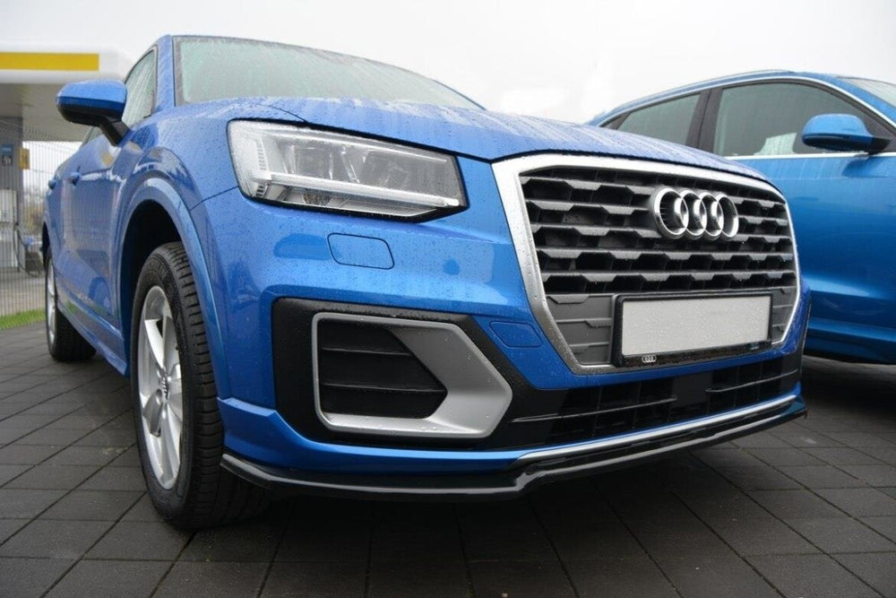 Maxton Parts - Frontlippe passend für Audi Q2 Mk.1 schwarz Hochglanz