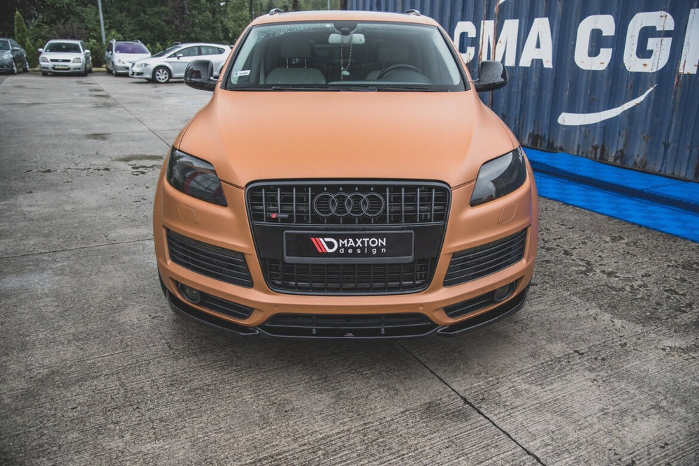 Maxton Parts - Frontlippe passend für Audi Q7 S-Line Mk.1 schwarz Hochglanz