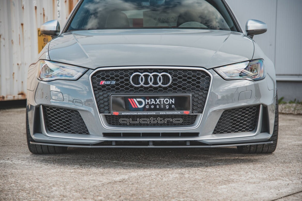Maxton Parts - Frontlippe passend für Audi RS3 8V Sportback schwarz matt (AURS38VCNC-FD3B)