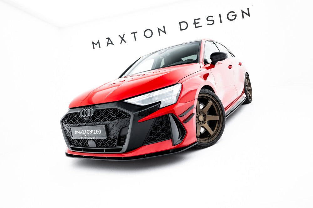 Maxton Parts - Frontlippe passend für Audi RS3 Sportback 8Y FL schwarz matt