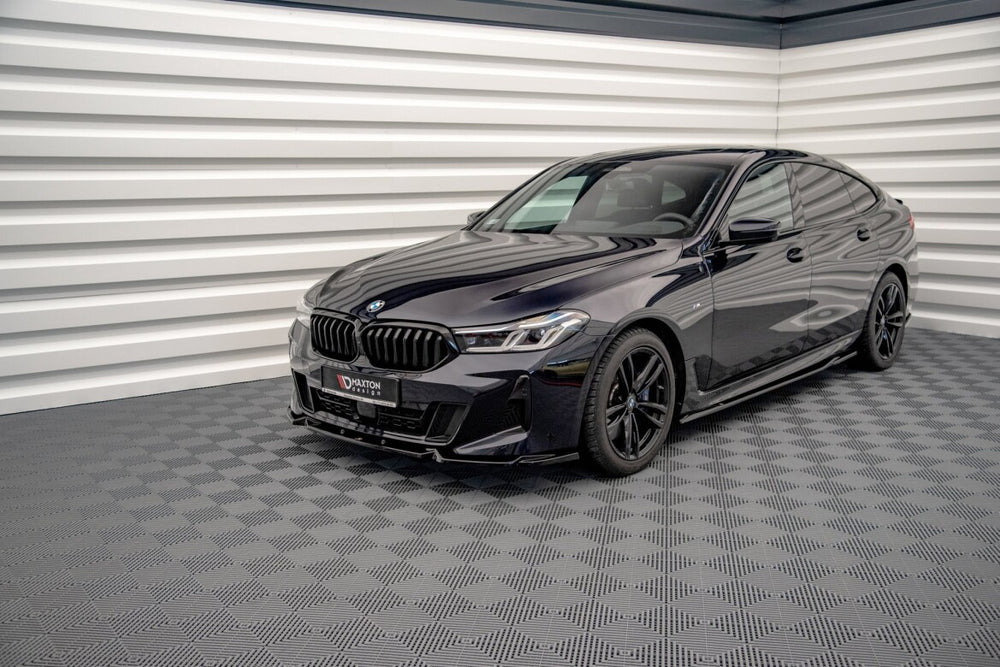 Maxton Parts - Frontlippe passend für BMW 6er GT M-Paket G32 FL schwarz Hochglanz