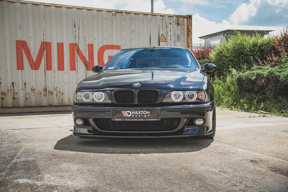 Maxton Parts - Frontlippe passend für BMW M5 / 5er M-Paket E39 schwarz Hochglanz