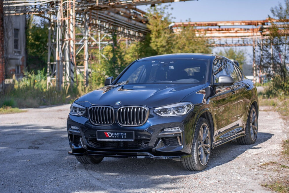 Maxton Parts - Frontlippe passend für BMW X4 M-Paket G02 schwarz Hochglanz